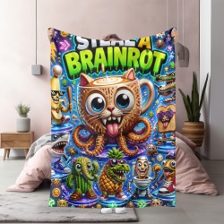 Модерно одеяло Steal a Brainrot
