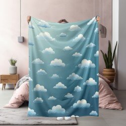 Одеяло Stylized clouds - Мечтателни форми