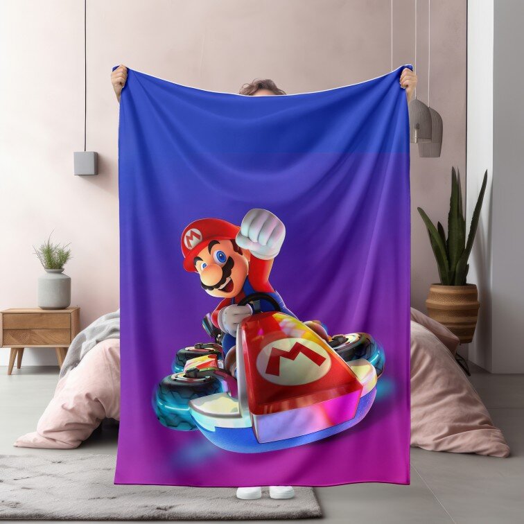 Поларено одеяло Super Mario - Супер Марио