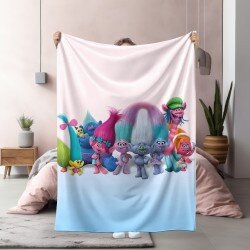Одеяло Trolls World Tour - Тролчетата