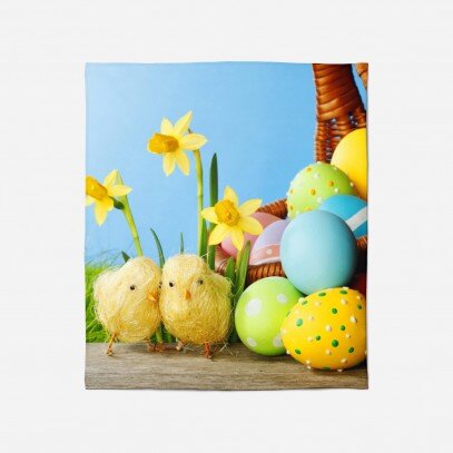 Празнично одеяло Великденски пиленца - Easter Chicks