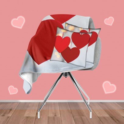 Комплект за Свети Валентин Висящи сърчица - Hanging Hearts