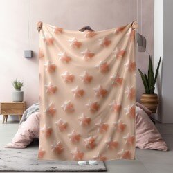 Одеяло Whimsical cartoon style stars - Весели звездички