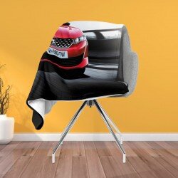Одеяло с принт Пежо - Peugeot Red