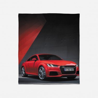 Одеяло с принт Червено ауди - Red Audi
