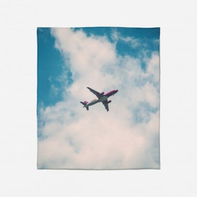 Одеяло с принт Самолет - Airplane