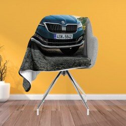 Одеяло с принт Шкода - Skoda