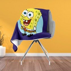 Детско одеяло от полар Спондж Боб - Sponge Bob