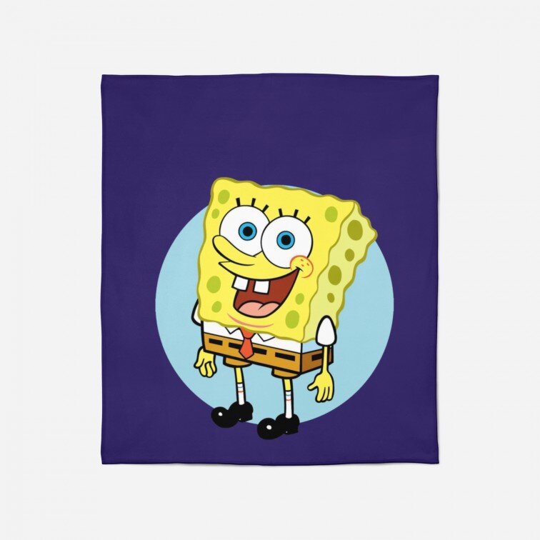 Детско одеяло от полар Спондж Боб - Sponge Bob