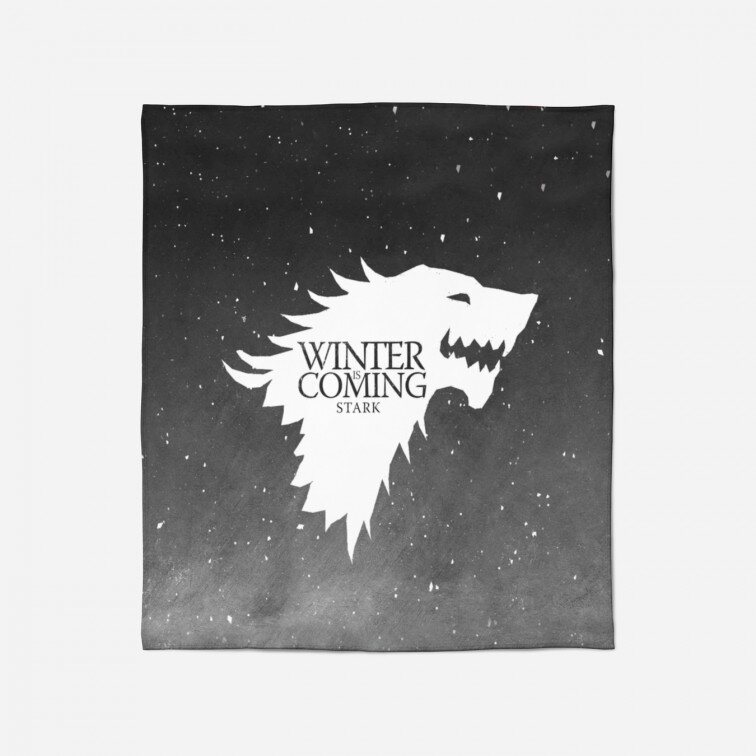 Зимно одеяло с печат Зимата иде - Winter Is Coming