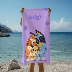 Плажна кърпа The World of Bluey - Светът на Блуи