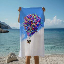 Кърпа за плаж Colorful Balloon - Парти цветен балон