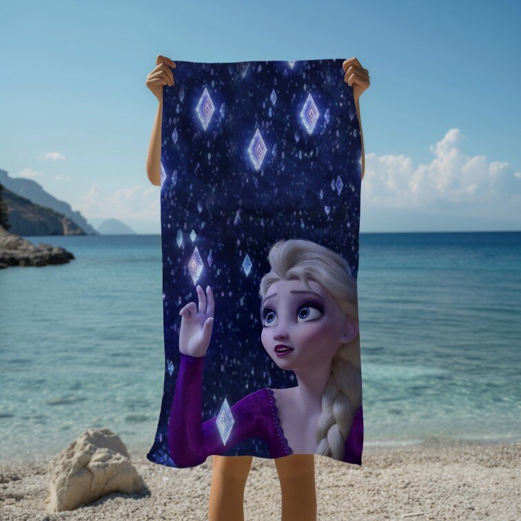 Кърпа за плаж Елза Замръзналото кралство - Frozen
