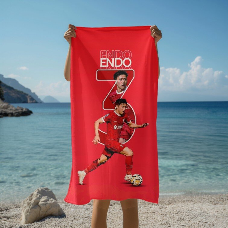 Футболна Кърпа за плаж Ендо Ливърпул - Endo Liverpool