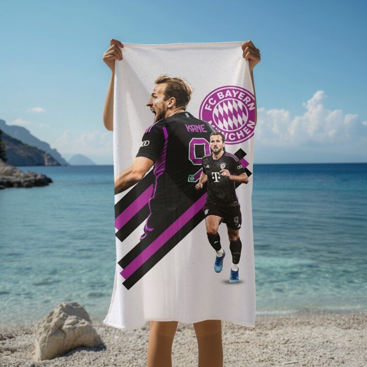 Футболна Кърпа за плаж Хари Кейн - Harry Kane
