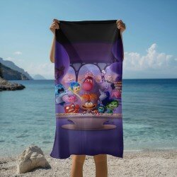 Плажна кърпа Inside Out - Отвътре навън