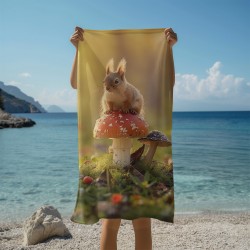 3D есенна кърпа Катерички през есента - Autumn Squirrels