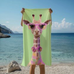 Кърпа за плаж Giraffe - Жираф