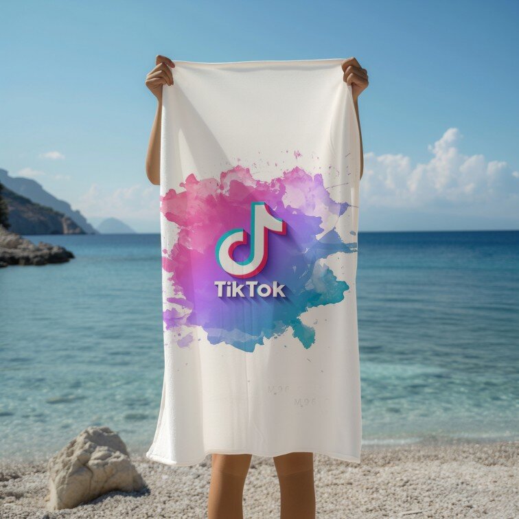 Плажна кърпа TikTok - ТикТок