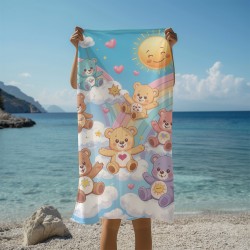 Цветна хавлия Весели мечета - Happy Teddy Bears