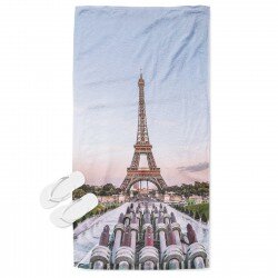 3D кърпа за плаж Айфелова кула - Eifel Tower