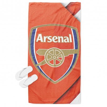 Хавлиена плажна кърпа с принт Арсенал - Arsenal Red