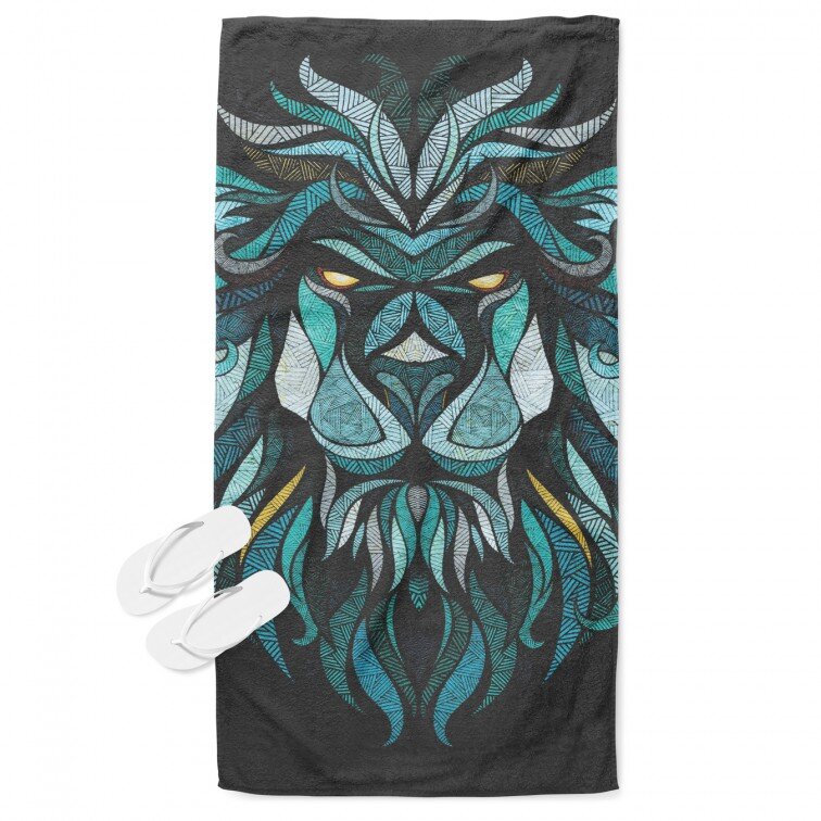 Ефектна кърпа за плаж Арт Лео - Art Leo
