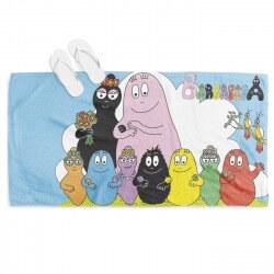Детска плажна кърпа с 3D ефект Барбароните - Barbapapa