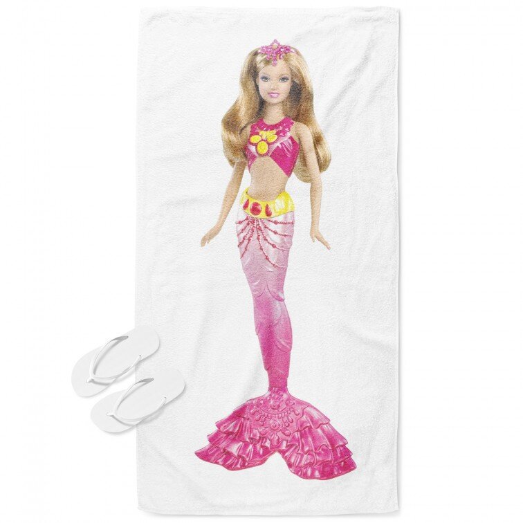 Детска кърпа за плаж Барби русалка - Barbie Marmaid