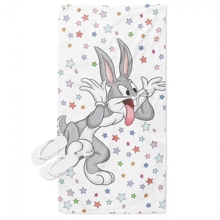 Детска плажна хавлия Бъгс Бъни - Bugs Bunny
