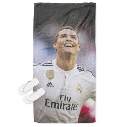 Футболна плажна кърпа Кристиано Роналдо - Cristiano Ronaldo Real Madrid