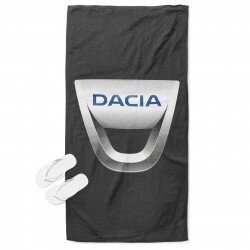 Фенска хавлия за плаж с лого Дачия - Dacia Logo
