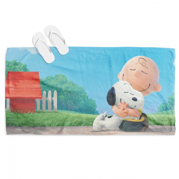 Детска плажна кърпа Фъстъчета - The Peanuts Love