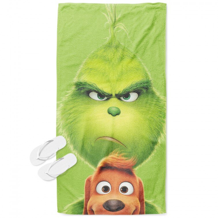 Кърпа за плаж за деца Гринч - Grinch