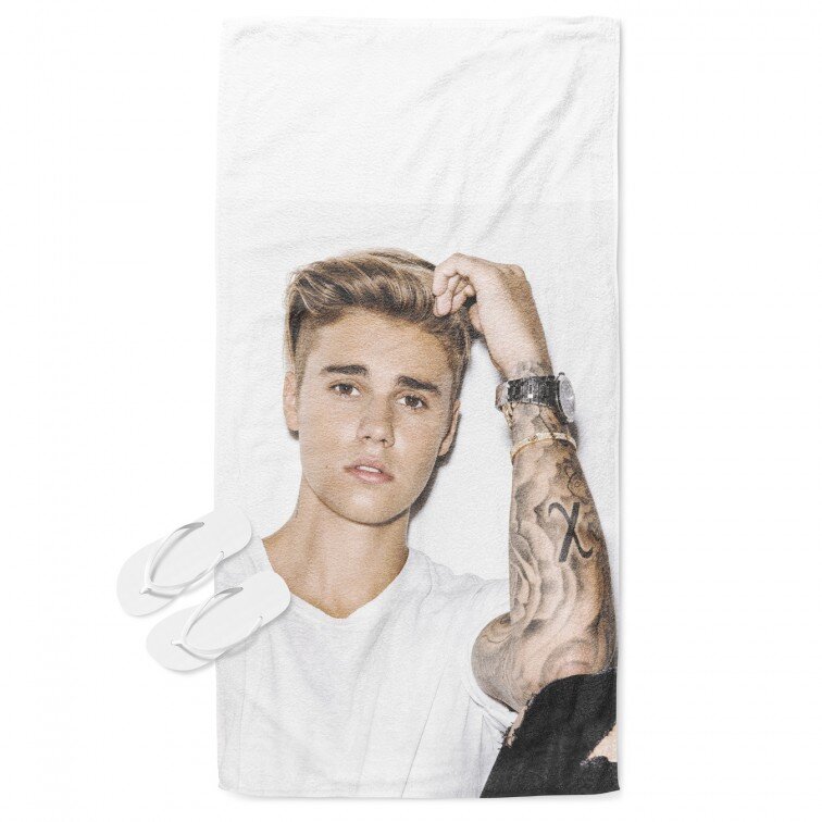 Фенска хавлия за плаж Джъстин Бийбър - Justin Bieber