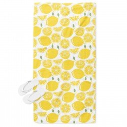 3D плажна кърпа Лимони - Lemons