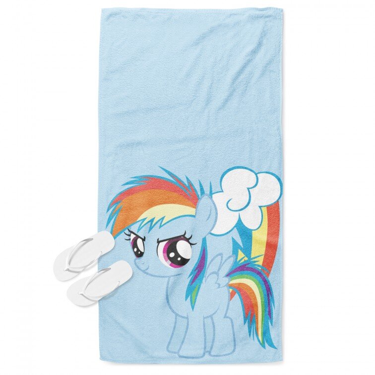 Детска кърпа за плаж Малкото пони в синьо - Little Pony Blue