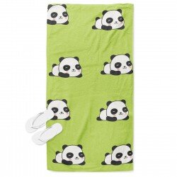3D плажна кърпа Пандички - Mini Pandas