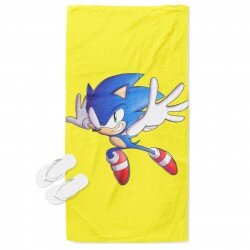 3D плажна кърпа Соник - Running Sonic