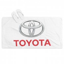 3D плажна кърпа с лого Тойота - Toyota Logo