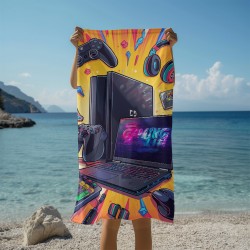 Плажна кърпа Гейминг - Gaming