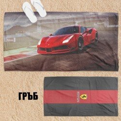 Плажна кърпа с две лица Ферари - Ferrari