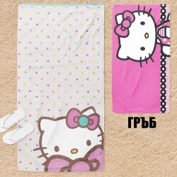 Плажна кърпа Хелоу Кити - Hello Kitty