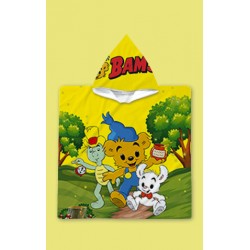 Детско пончо с качулка Bamse