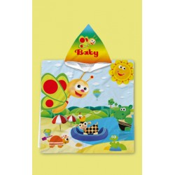 Детско пончо с качулка Bebe