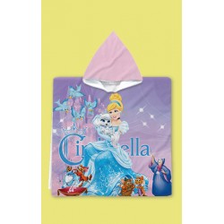 Детско пончо с качулка Cinderella