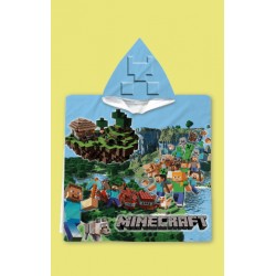 Детско пончо Minecraft