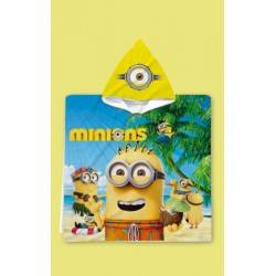 Детско пончо Minions Beach