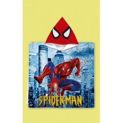 Детско пончо с качулка Spider-Man