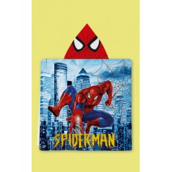 Детско пончо с качулка Spider-Man